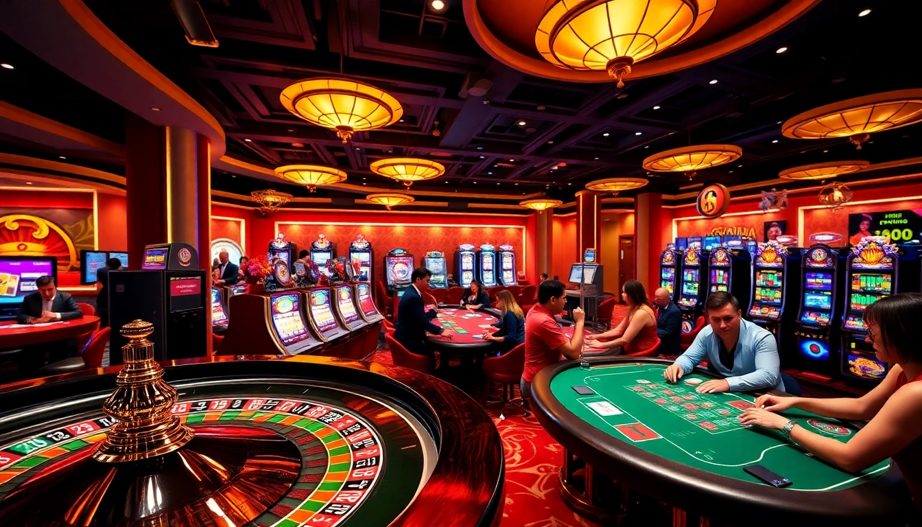 Players enjoying their betting experience at Fun88's exciting casino tables.