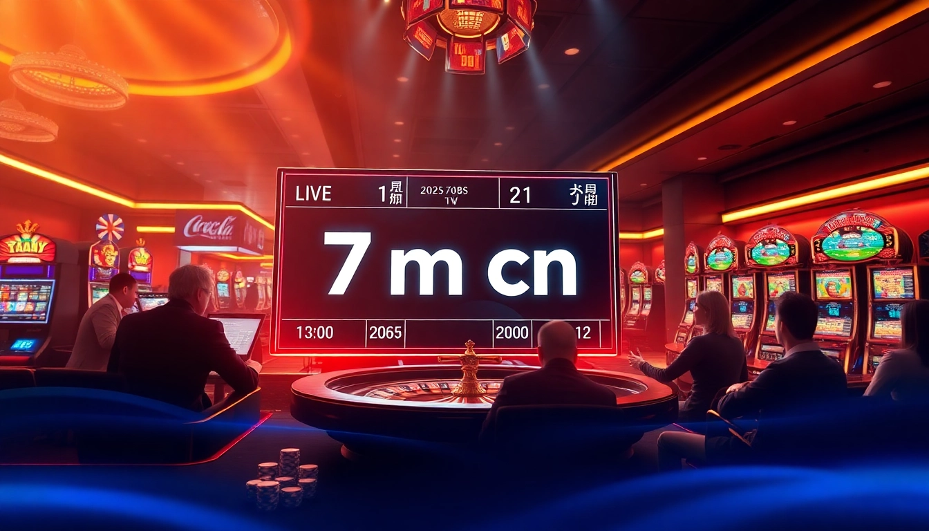 Engaging sports betting visual illustrating 7m cn live scores and exciting gambling atmosphere.
