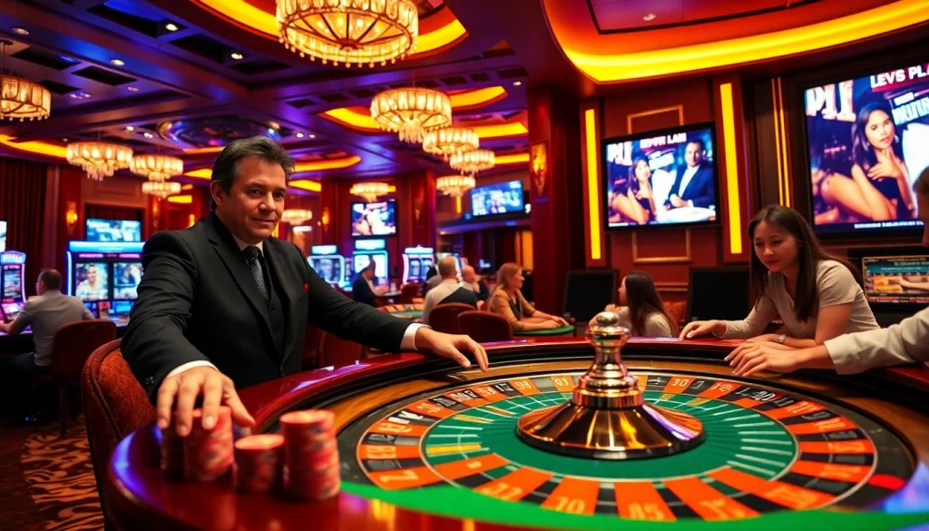 Experience the thrill of gaming as newphim meets high-stakes play at the casino tables.